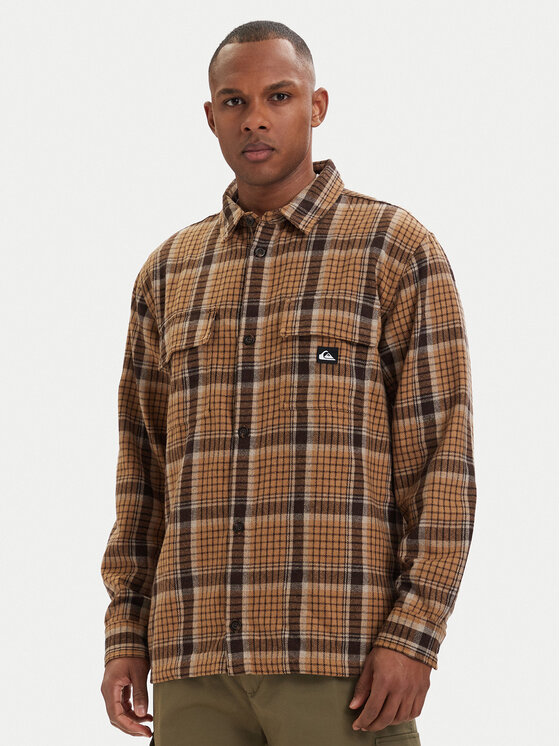Quiksilver Koszula Yankee EQYWT04648 Beżowy Regular Fit