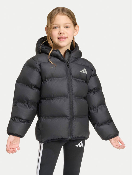 adidas Kurtka zimowa Synthetic Down KH0198 Czarny Regular Fit