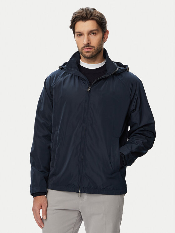 BOSS Wiatrówka Kurtka H-Carlen 50564402 Granatowy Regular Fit