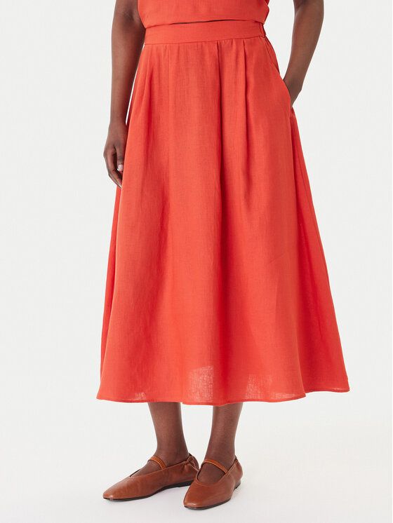 Marella Spódnica trapezowa Emme by Marella Biada 2615101082 Czerwony Regular Fit
