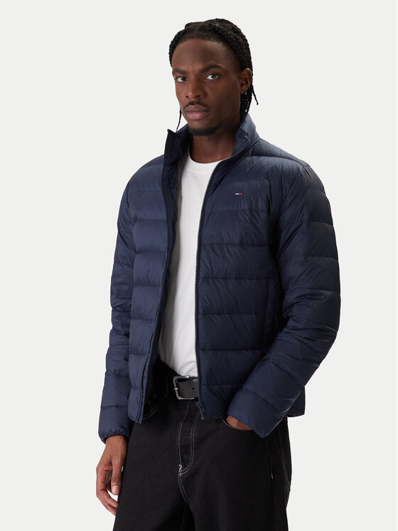 Tommy Jeans Kurtka puchowa DM0DM20658 Granatowy Regular Fit