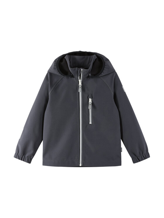 Reima Kurtka softshell Vantti 5100009C Czarny Regular Fit