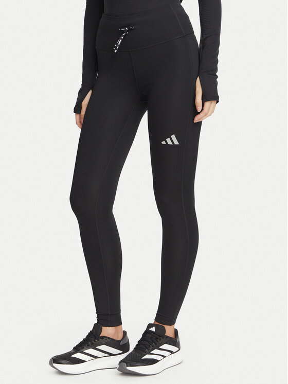 adidas Legginsy Run Essentials Winterized Full Length Leggings KH1789 Czarny Slim Fit