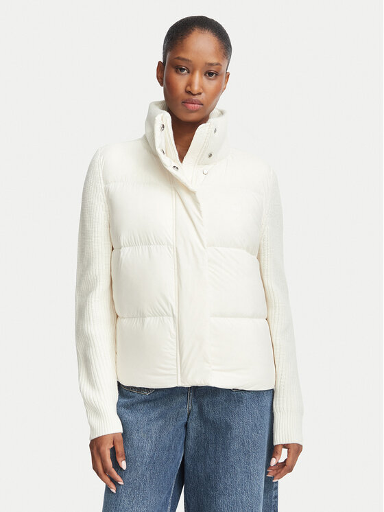 Tommy Hilfiger Kurtka puchowa Modern WW0WW45738 Écru Regular Fit