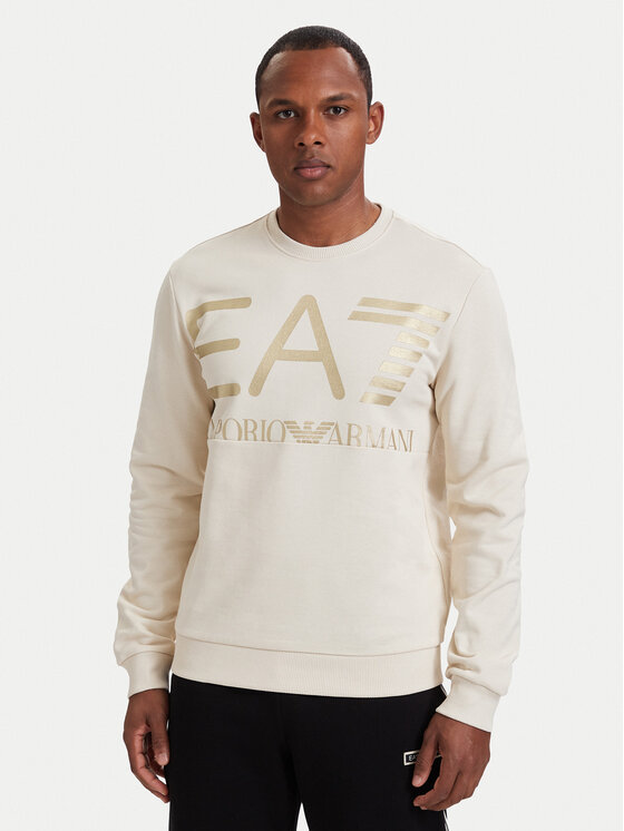EA7 Emporio Armani Bluza 7M002201 AF27189 U1079 Beżowy Regular Fit