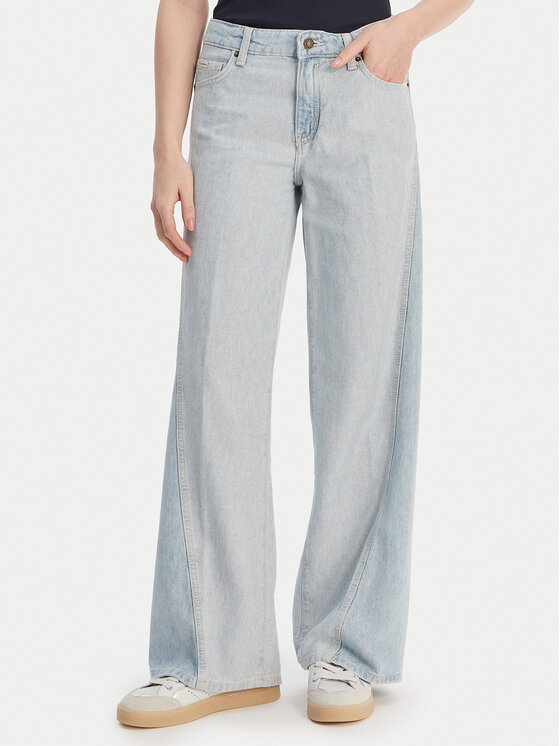Guess Jeans Jeansy W6GA2T D6534 Niebieski Wide Leg