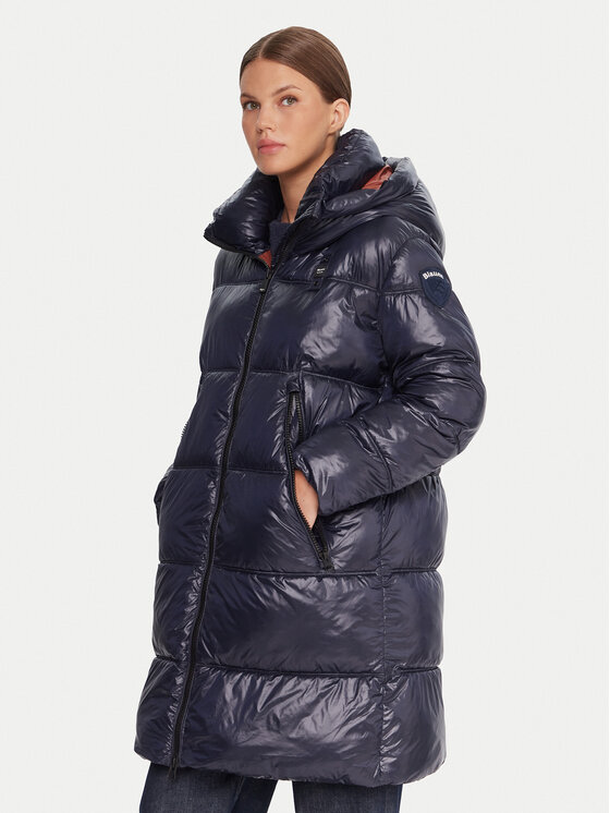 Blauer Kurtka zimowa 25WBLDK02192 Granatowy Regular Fit