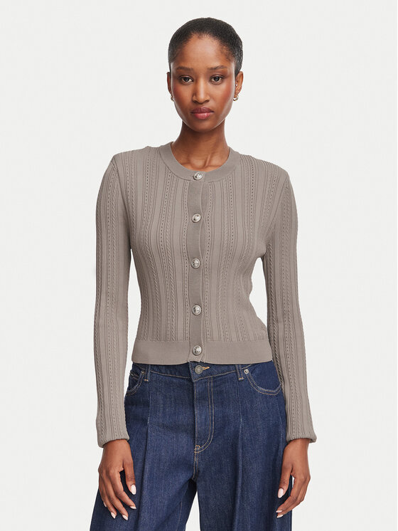Guess Kardigan W6YR26 Z0973 Beżowy Regular Fit