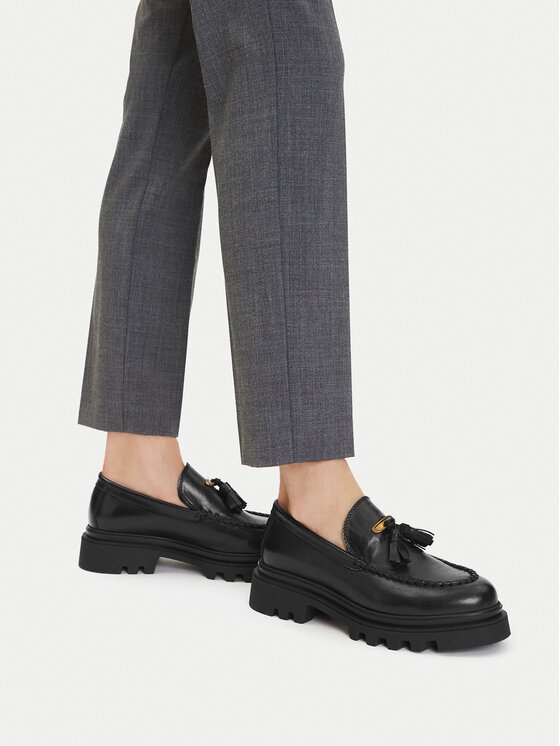 Badura Loafersy EO-AUBRE-01 Czarny