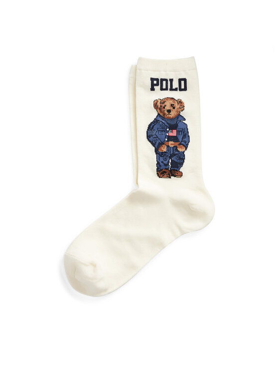Polo Ralph Lauren Skarpety długie 455792964001 Biały