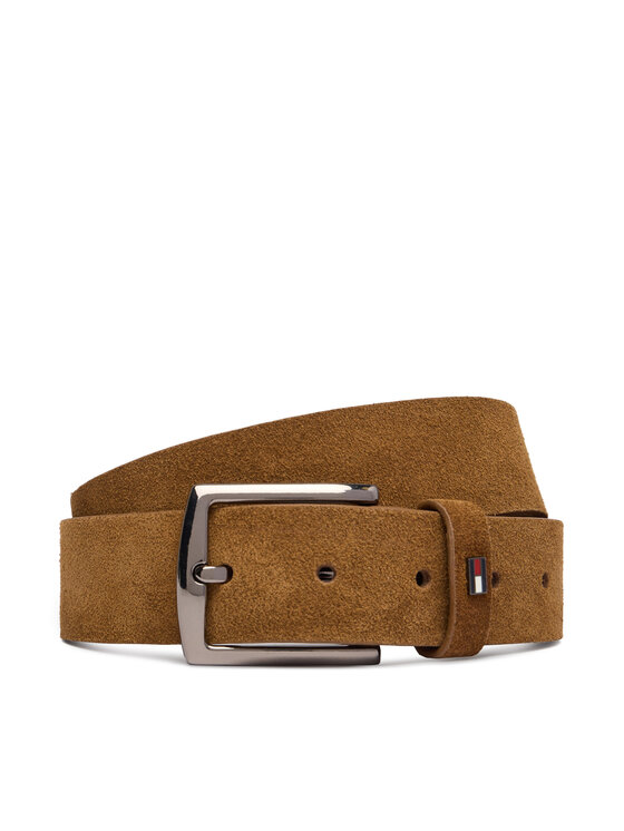 Tommy Hilfiger Pasek Denton 3.5 Suede AM0AM15046 Brązowy