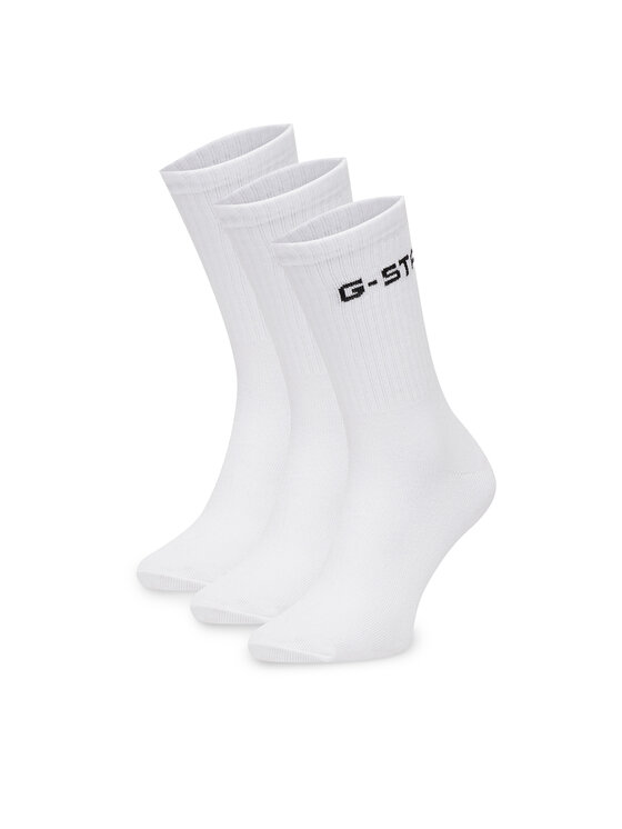 G-STAR Skarpety krótkie CEO_AS_G_STAR_001W_AW26 (3-PACK) Biały