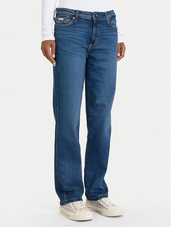 Guess Jeans Jeansy W5BA98 D5RA3 Granatowy Regular Fit