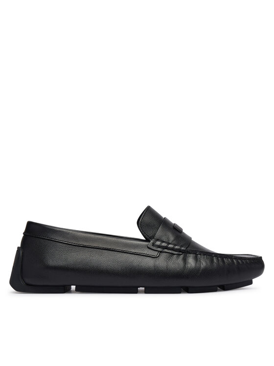 Calvin Klein Mokasyny Driver Hdw Lth HM0HM02264 Czarny