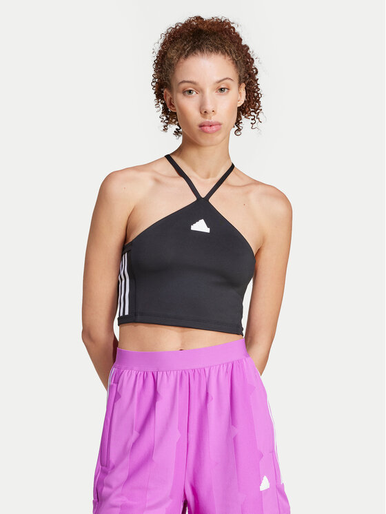 adidas Top Tiro Cut 3-Stripes Summer IX3503 Czarny Slim Fit