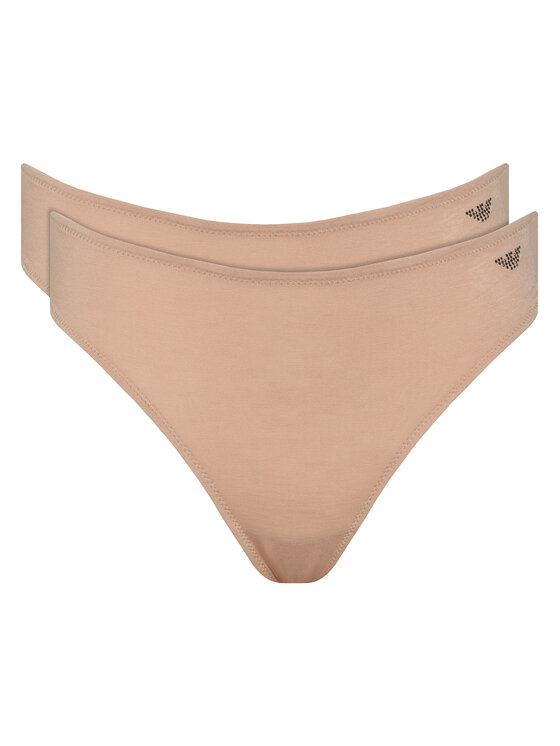Emporio Armani Underwear Komplet stringów EW000402 AF25571 U4134 Beżowy jasny