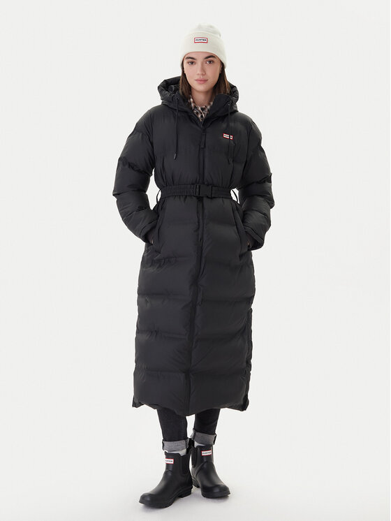 Hunter Kurtka zimowa Hutchison HARW0001252 Czarny Regular Fit