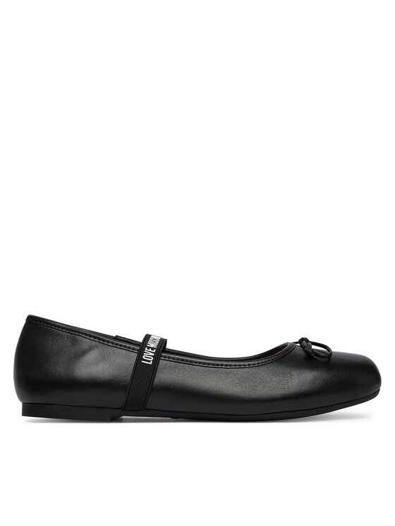LOVE MOSCHINO Baleriny JA11121G1OIE0000 Czarny