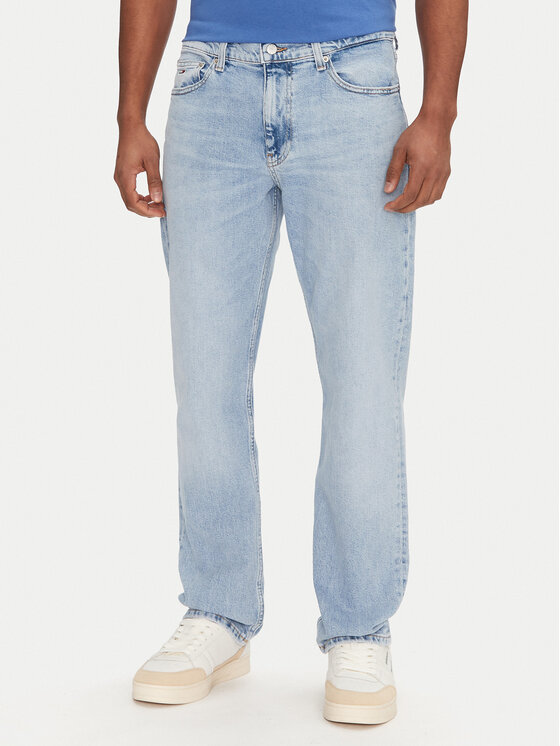 Tommy Jeans Jeansy Ryan DM0DM21024 Niebieski jasny Slim Fit