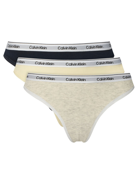 Calvin Klein Underwear Komplet stringów LV00QD5209 Kolorowy