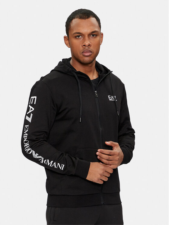 EA7 Emporio Armani Bluza 7M000568 AF13512 MC001 Czarny Regular Fit