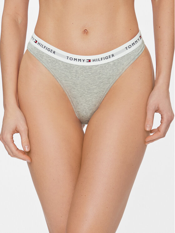 Tommy Hilfiger Stringi UW0UW03835 Szary