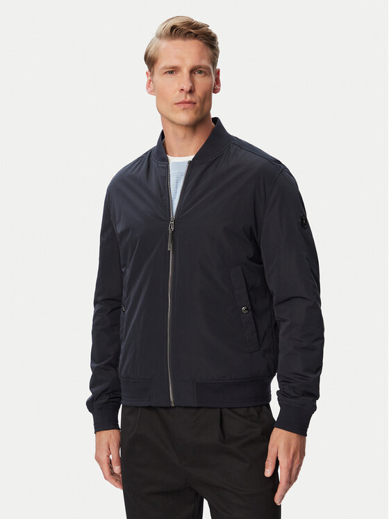 JOOP! Kurtka bomber Jo-372Arik 30103695 Granatowy Regular Fit
