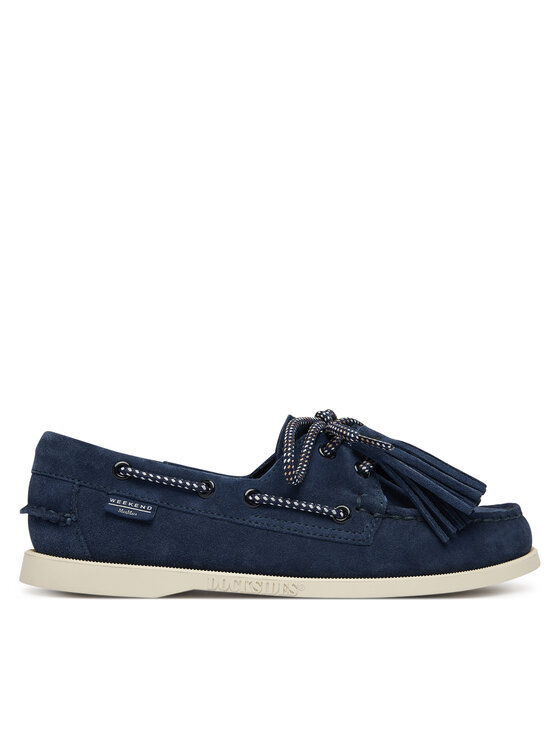 Weekend Max Mara Mokasyny 2615521014670 Granatowy