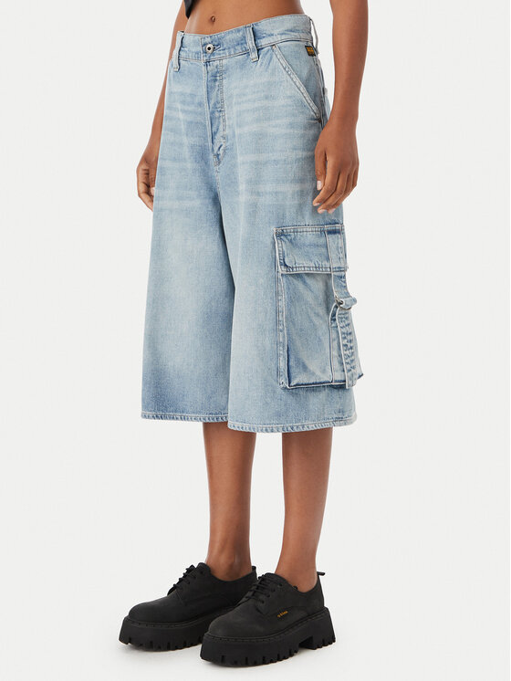 G-Star Raw Bermudy Patti D29023-D934 Niebieski Wide Fit