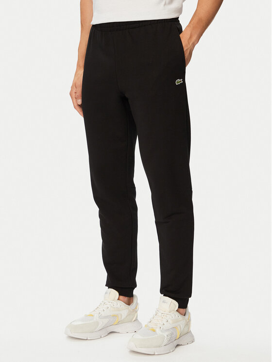 Lacoste Spodnie dresowe XH9833 Czarny Regular Fit