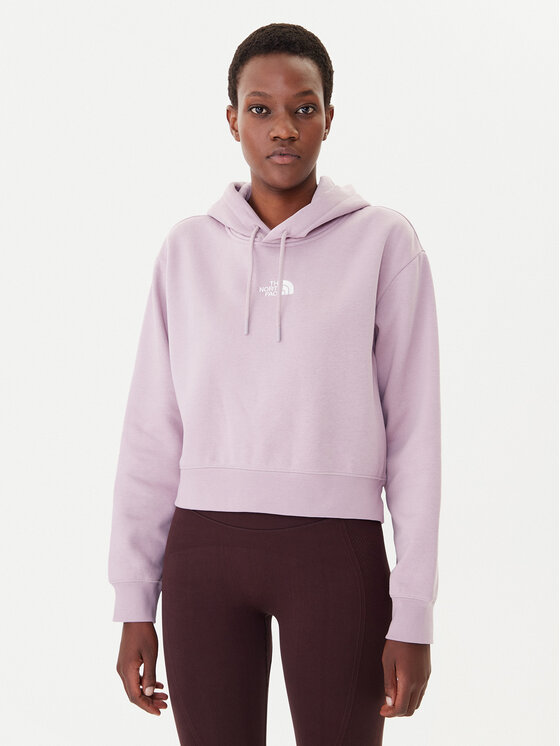 The North Face Bluza Essential NF0A89EX Fioletowy Regular Fit