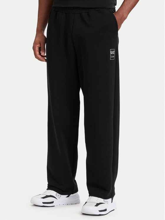 EA7 Emporio Armani Spodnie dresowe 7M002111 AF27201 UC001 Czarny Relaxed Fit