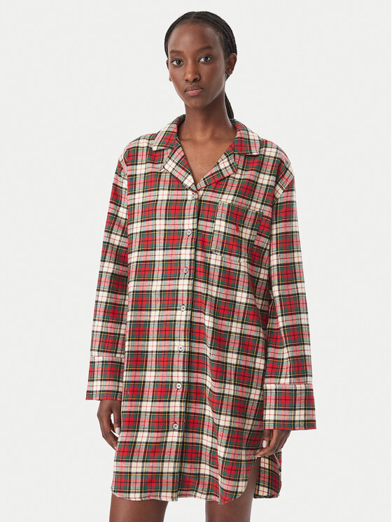 Polo Ralph Lauren Koszula nocna 4P0559 Czerwony Relaxed Fit