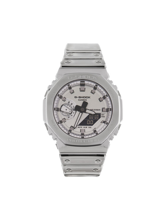 G-Shock Zegarek GM-2100YM-8AER Srebrny