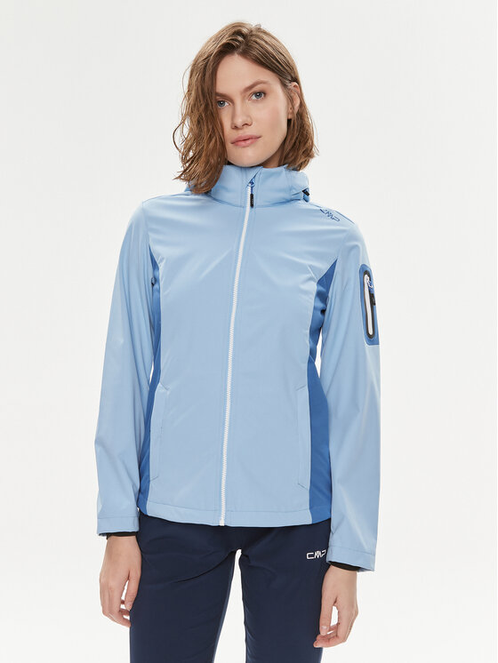 CMP Kurtka przeciwdeszczowa 39A5016 Błękitny Regular Fit