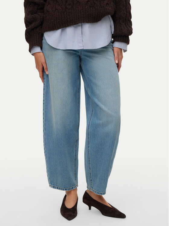 Vero Moda Jeansy Billie 10351773 Niebieski Barrel Fit