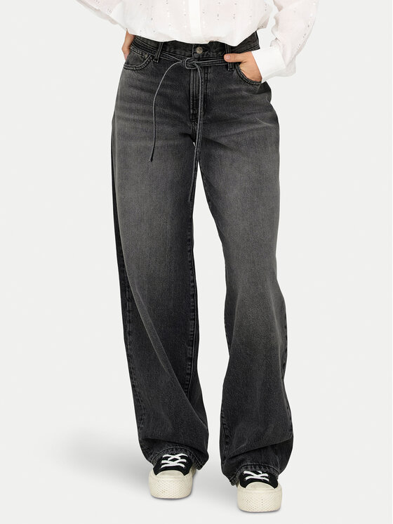 ONLY Jeansy Gianna 15347094 Czarny Balloon Fit