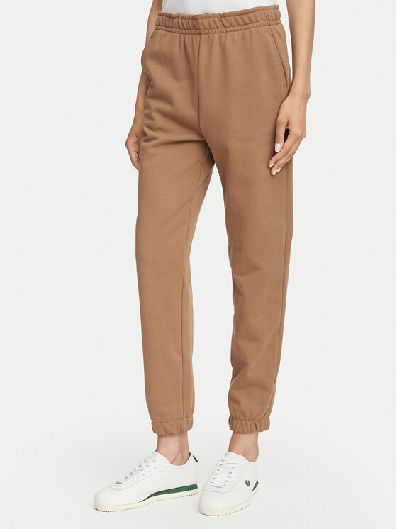 Lacoste Spodnie dresowe XF5268 Beżowy Regular Fit