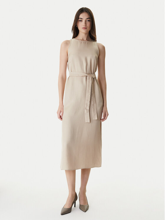 Marella Sukienka letnia Emme by Marella Acerbi 2615221091 Beżowy Regular Fit