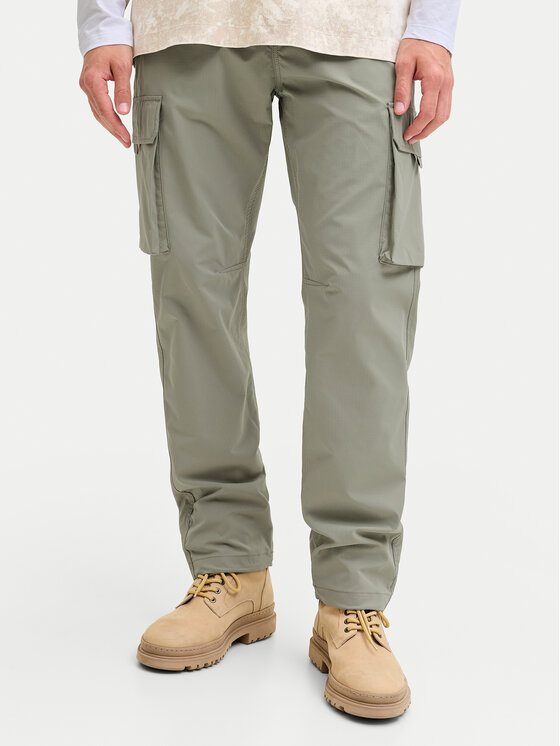 Jack & Jones Spodnie dresowe Kane Ivan 12288610 Zielony Regular Fit