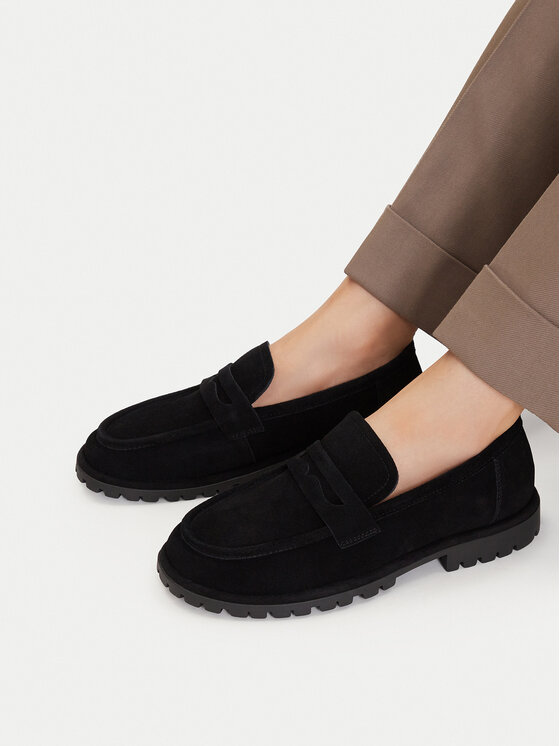 Badura Loafersy C-ARYA-LT017-1 Czarny