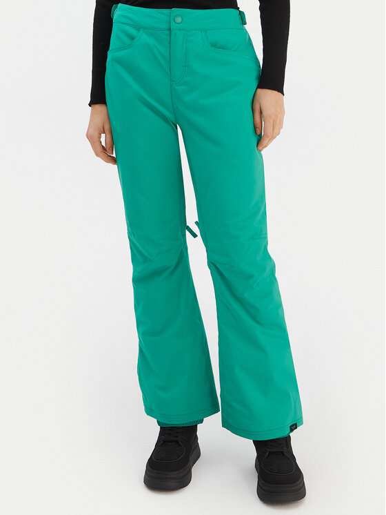 Roxy Spodnie snowboardowe Backyard ERJTP03299 Zielony Tailored Fit