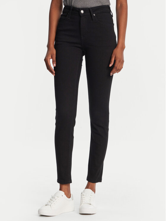Lee Jeansy Scarlett 112365072 Czarny Skinny Fit