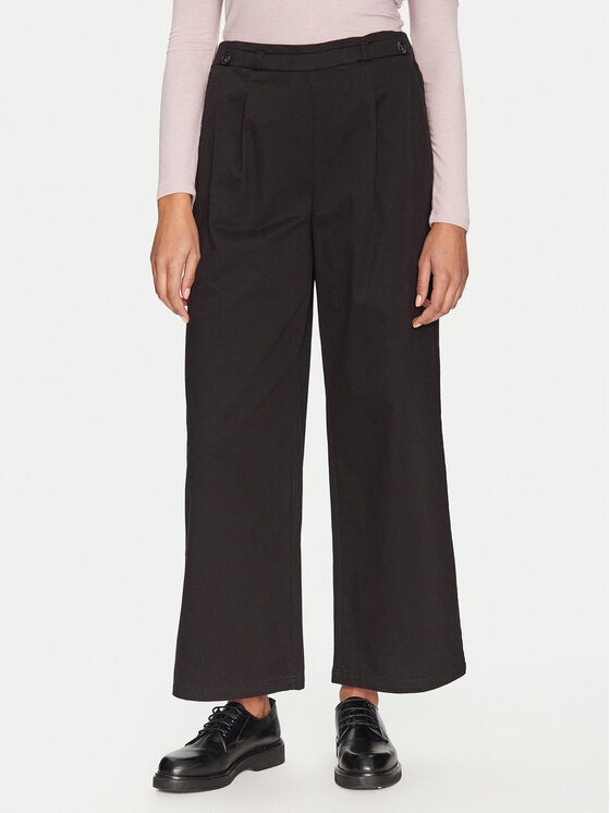 ONLY Spodnie materiałowe Stella 15338662 Czarny Wide Leg