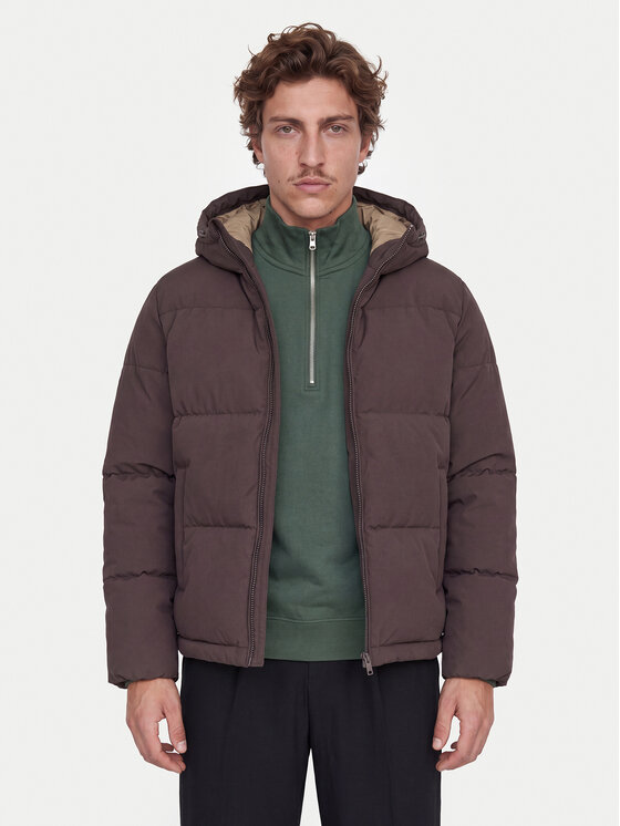 Jack & Jones Kurtka zimowa Galaxy 12303930 Brązowy Regular Fit