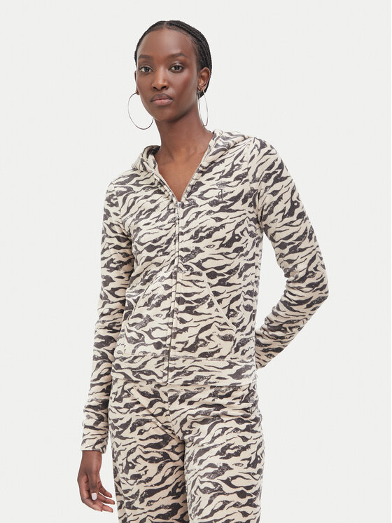 Juicy Couture Bluza JCDIJ126960A Beżowy Regular Fit
