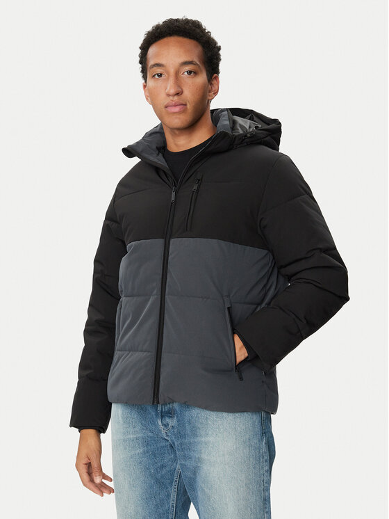 Jack & Jones Kurtka zimowa Becks Puffer 12298858 Szary Regular Fit