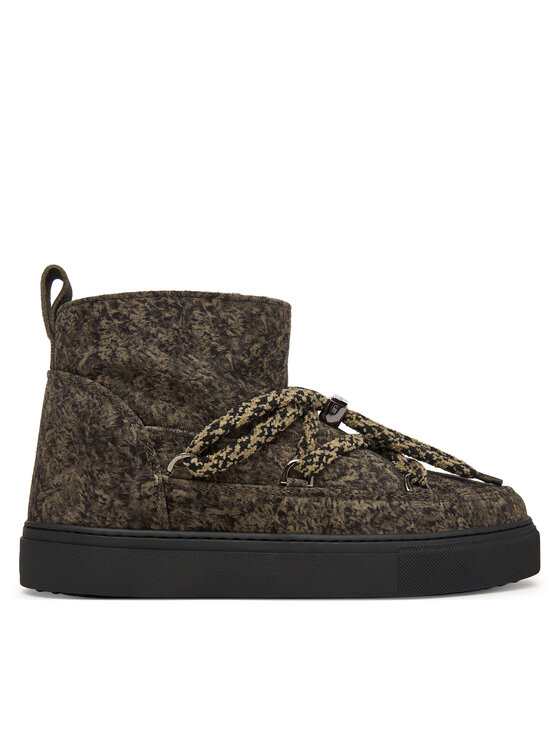 Inuikii Śniegowce Classic Low Camouflage 1001.001.0581 Zielony ciemny
