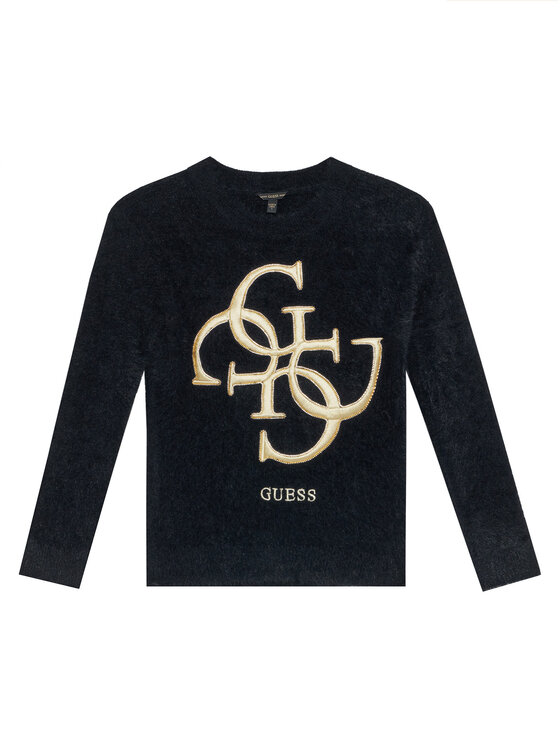 Guess Sweter J5BR07 Z0720 Czarny Regular Fit