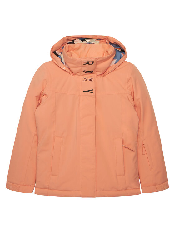 Roxy Kurtka snowboardowa Galaxy ERGTJ03179 Koralowy Regular Fit